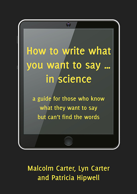 How to Write What You Want to Say in Science